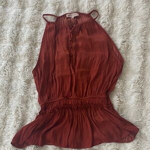 Philosophy Rust Sleeveless Blouse